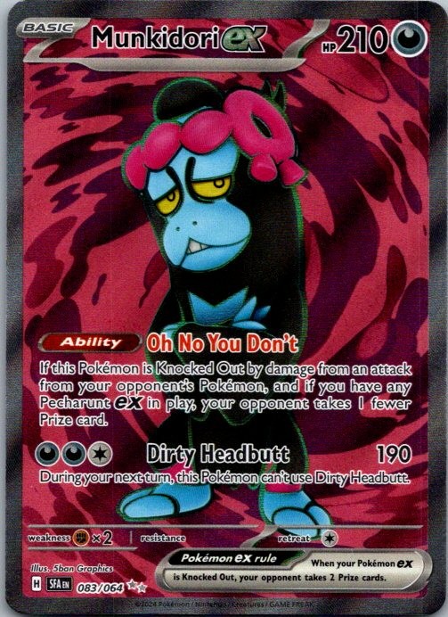 Munkidori ex - Ultra Rare SV: Shrouded Fable 083/064 NM NM-LP