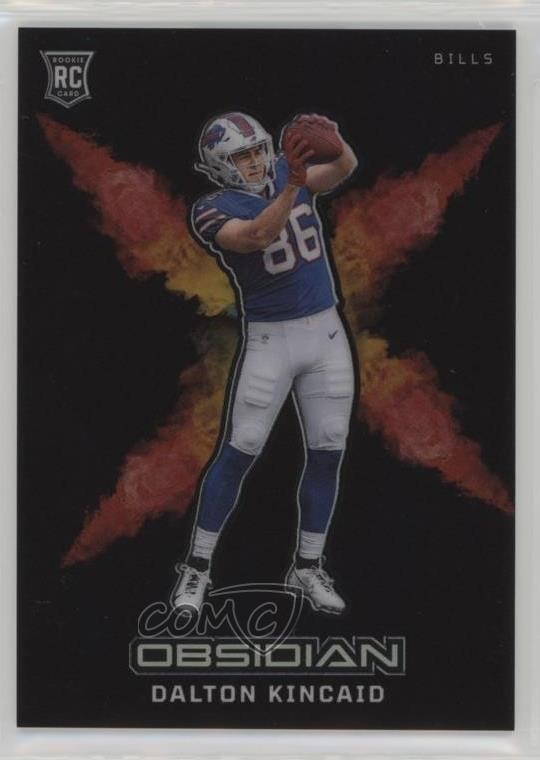 2023 Panini Obsidian Black Colorblast Dalton Kincaid #1 Rookie RC 0z5