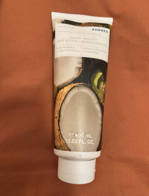 KORRES Elasti-Smooth Coconut Guava Body Butter Hydrating Moisturizer 13.53 fl oz