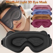 2 Pack Ivory 3D Sleeping Mask Slaapmasker Night Sleep Patch Portable Eyemask Pad