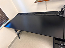 IKEA black adjustable gaming desk