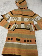 Toad Co Merino Heartfelt Sweater Womens Small Papaya Wool Midlayer FW23