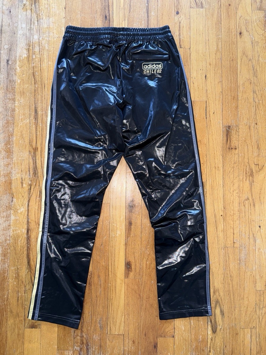 NEW WT Adidas Originals Chile 62 Track Pants MEDIUM 'Wet look
