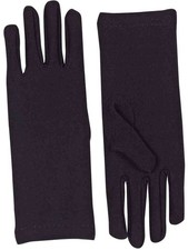 Adult Black Maid Magician Costume Formal Dress Opera Gloves