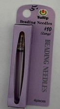Tulip Bead Embroidery sharp  10 LONG Beading Needles - 4pc