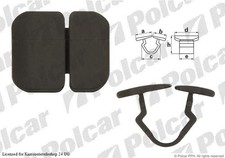 Dämmmatte Motorhaubendämmung Motorhaube mit Clip Satz für VW Polo 9N 9A 01-09