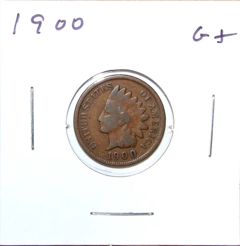 1900 US Indian Head Cent  G Good Free Shipping