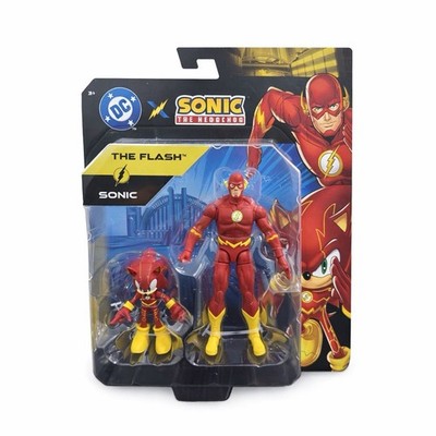 DC x Sonic the Hedgehog Sonic & Flash Action Figure 2-Pack