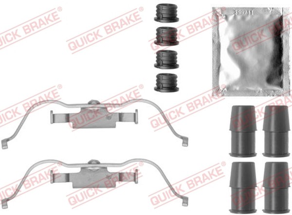 ZubehöRsatz Scheibenbremsbelag Quick Brake 109-1790 FüR Landrover Range Rover 3-image