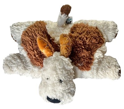 Jellycat Truffles Brown & Creamy White Plush Dog 14''x12''x4'' Toy Collectible