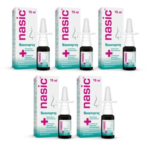 MCM KLOSTERFRAU VERTR. GMBH Nasic Nasenspray (5x15 Ml) 5 St
