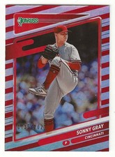2021 Panini Donruss SONNY GRAY Insert RED WHITE FOIL Parallel Card #/2021 REDS