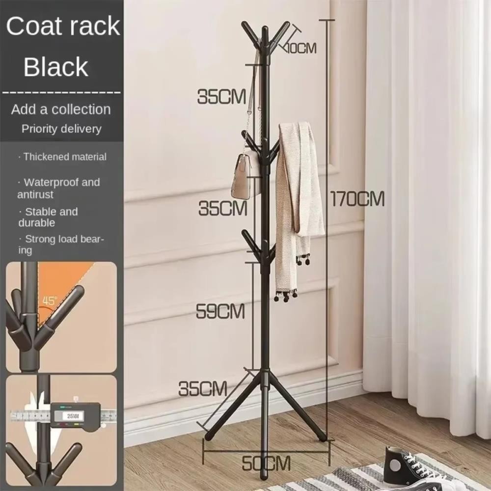 Vertical Tree Branch Coat Rack for Hats Scarves & Bedroom Storage