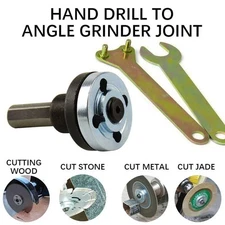 Angle Grinder Drill Adapter Set Metal Connecting Rod for Cutting Polishing Tool