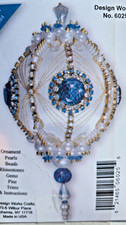 Mary Maxim Design Works 6025 Ball Stunning Sequin Bead Christmas Ornament KIT