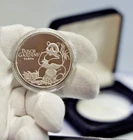 1987 Busch Gardens Giant Panda Silver Round w/ Box