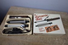 Vintage Windmere Dynamic Duo 2-In-1 Curling Iron Brush DD-1/553
