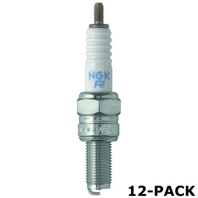 NGK Spark Plug 6263 (12-PACK); CR9E 10mm Copper Core Nickel, Flat Seat, HR 9