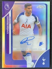 Cristian Romero 2025-26 Topps Chrome Premier League Refractor Auto #CA-ER -c4