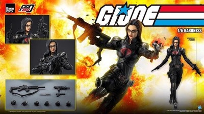 In Stock New Threezero 3Z03500W0 1/6 G.I. Joe FigZero Baroness Action Figure