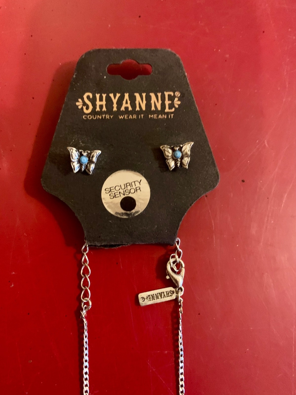 Shyanne Butterfly Earrings & Necklace