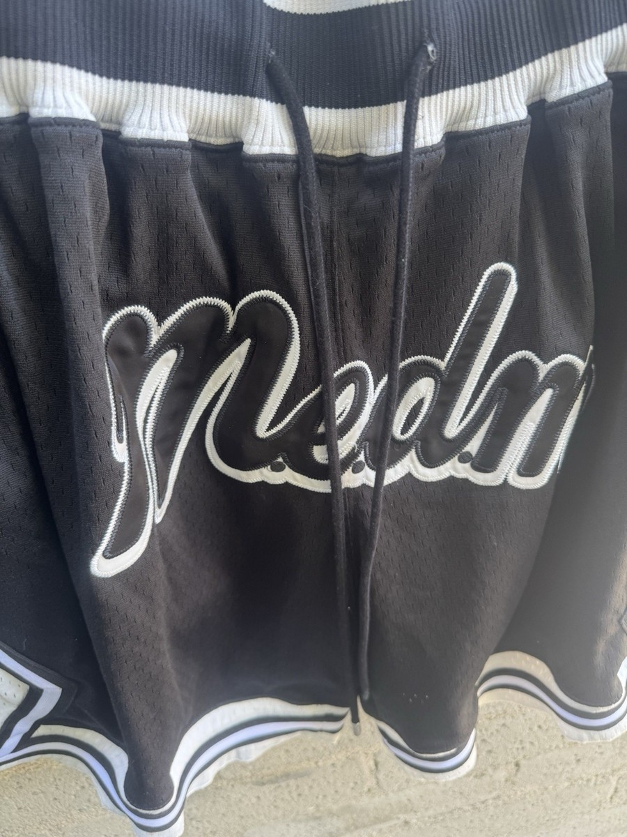 Mr. Enjoy Da Money Boxing Gym Shorts Mens Size Large Black/White