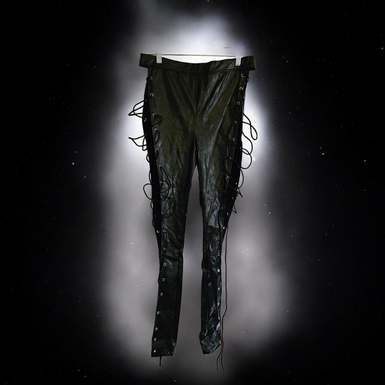 Plether Side String Up Pants - image 1