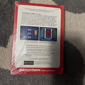 TRON: MAZE-A-TRON (Intellivision) BRAND NEW Factory Sealed - Great Condition
