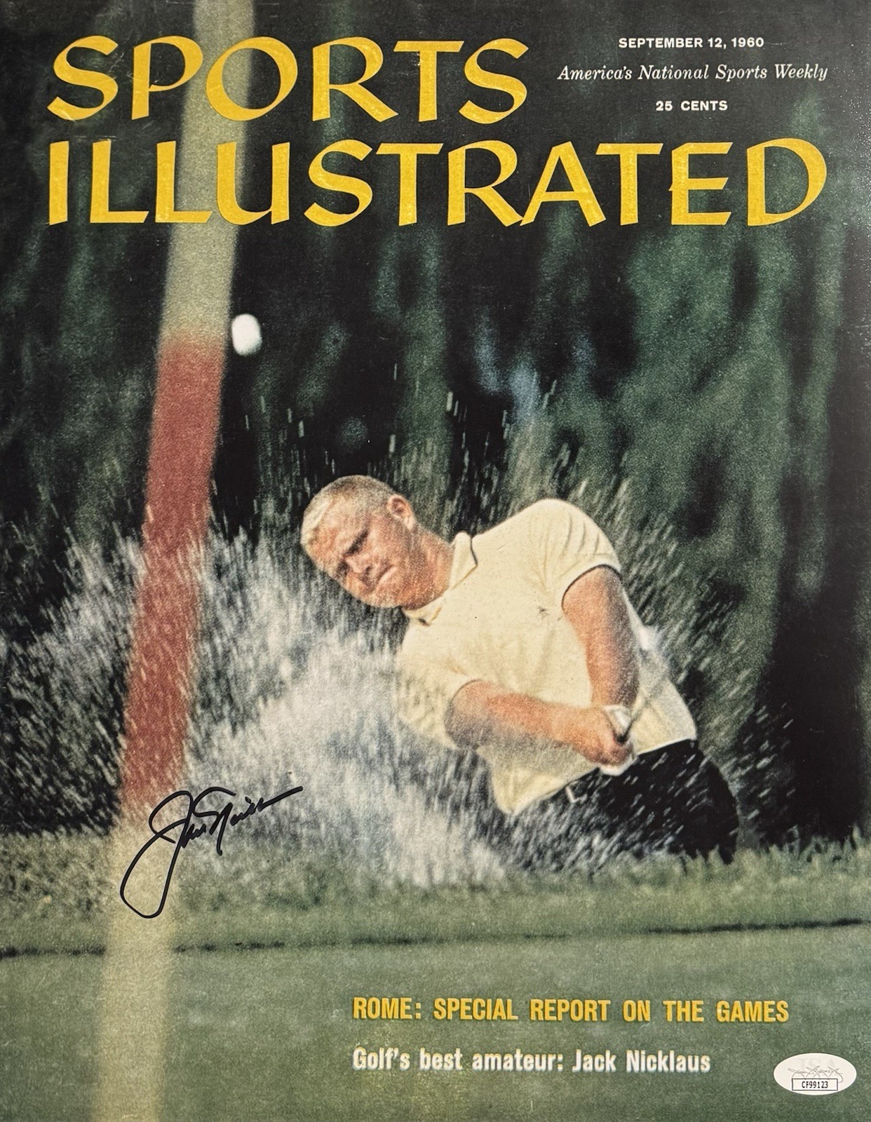 Jack Nicklaus Autographed Signed 11x14 Photo Masters Champ JSA COA 