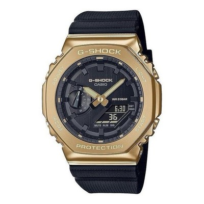 Casio G-SHOCK GM-2100G-1A9 Gold Black Analog Digital Men s Watch New Japan
