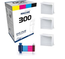 Magicard 300 Printer MC300YMCKO Color Ribbon YMCKO 300 Prints with Bodno Premium