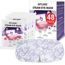 48 Pack Steam Eye Masks for Dry Eyes, Self Heated Steam Warm Eye Mask, Dispos...