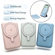 10000mAh Wireless MagSafe Battery Pack Magnetic Power Bank For iPhone 16 15 14