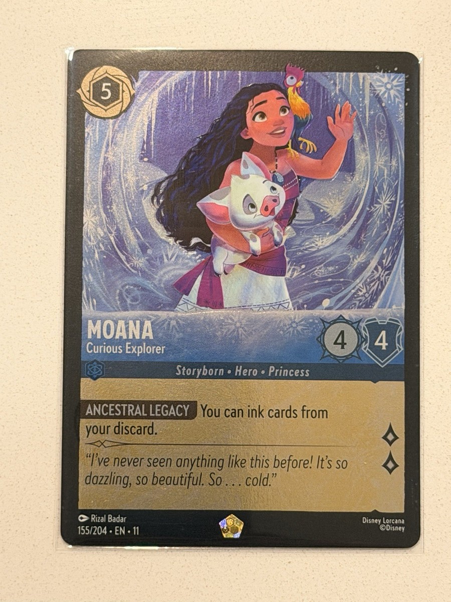 Moana - Curious Explorer - Winterspell 155/204 - Cold Foil | eBay