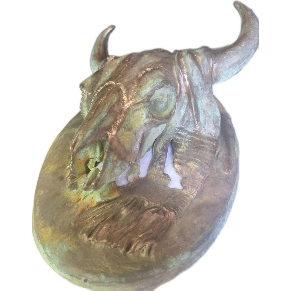 Bronze Sculpture Figure / Vel Miller 1987. Native American - Image 2 of 4