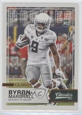 2016 Panini Classics Rookies Glossy Byron Marshall #238 1v3