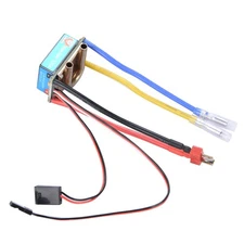 1*RC Auto Car Boat 60A Brushed ESC Waterproof Motor Electronic Speed Controller