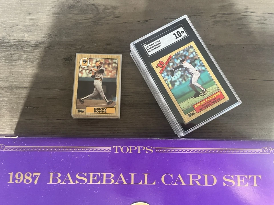 1987 Topps Tiffany Complete Set with SGC Graded Stars. (3) Gem Mint 10’s 💎 - Image 2 of 4