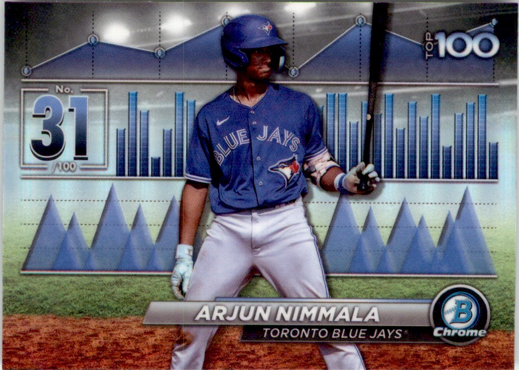 Arjun Nimmala 2024 Bowman Scouts' Top 100 #BTP-31 Toronto Blue Jays
