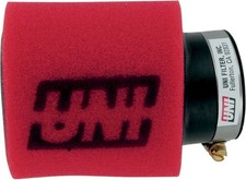 Uni Filter Motorbike Two-Stage Pod Air Filter Black / Red - 44.50 MM
