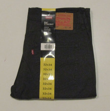 LEVIS 514 Straight Stretch Dark Gray Mens Pants NWT Sz 32 W 34 L