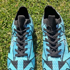 Optimum Aztec Rugby Low Cut Boots Blue/Black Changeable Studs UK 11
