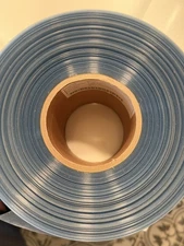 Uline S-11532 200 Gauge 6” Wide Roll Approx 650' + PVC Shrink Film Tubing