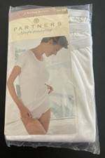 Vtg Partners INTIMATES Sz 10 Nylon Brief Underwear Panties NOS 3 Pack SEALED