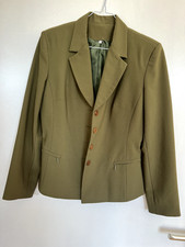 Jacke mit Knöpfe Damen Grün Khaki 36 38