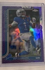 2025 Topps Chrome Football Football Leather Purple Refractor Jameson Williams #97