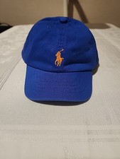 Authentic Polo Ralph Lauren Blue Baby Baseball Cap Size 3/months