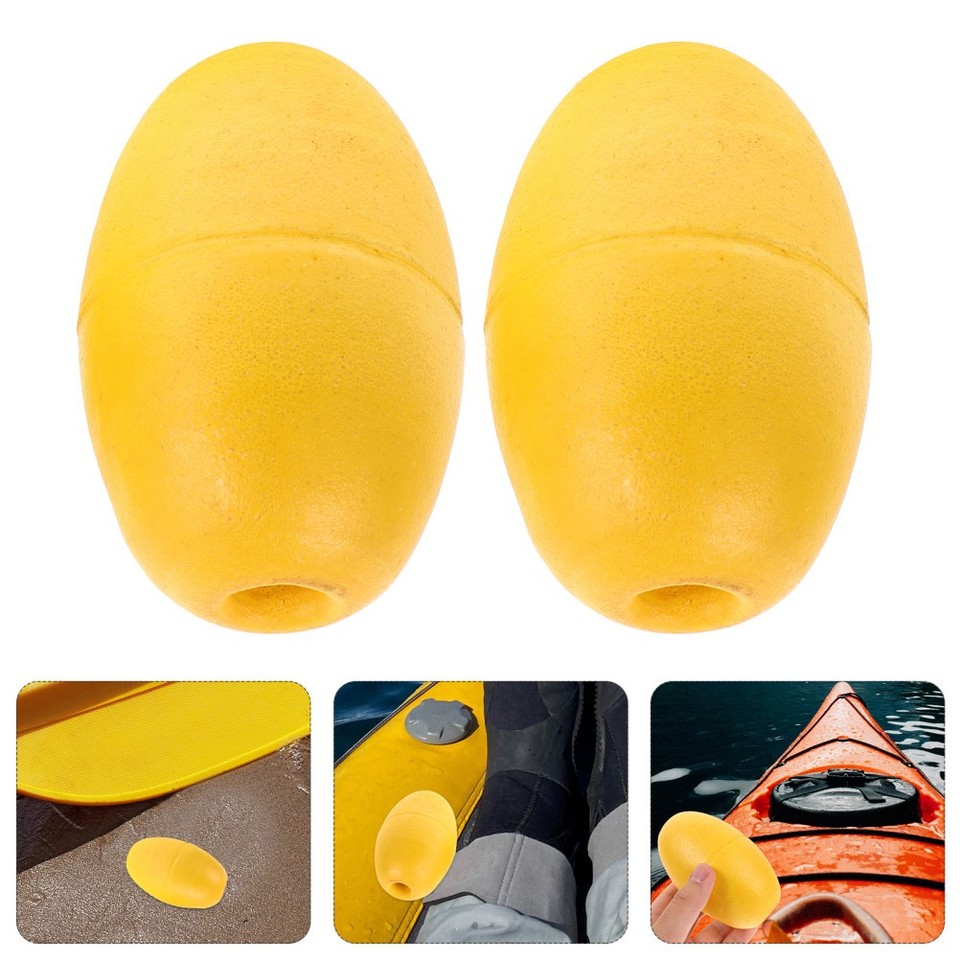 2 Pcs Floating Buoy Line Fresh Water Fishing Floats Dock Buoys Anchor ...