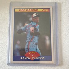 Score 1989 Randy Johnson RC Rookie Base Set Montreal Expos #645 Baseball Card