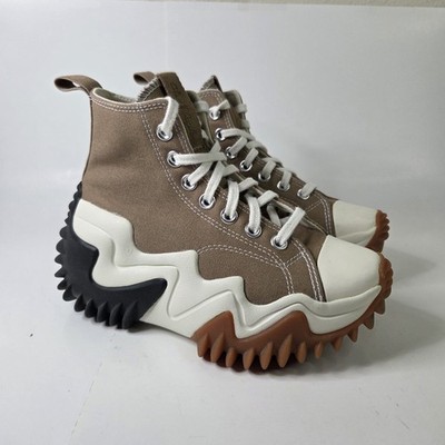 Converse Run Star Motion CS Platform Hi Top Sneakers Brown Size M3 W4.5